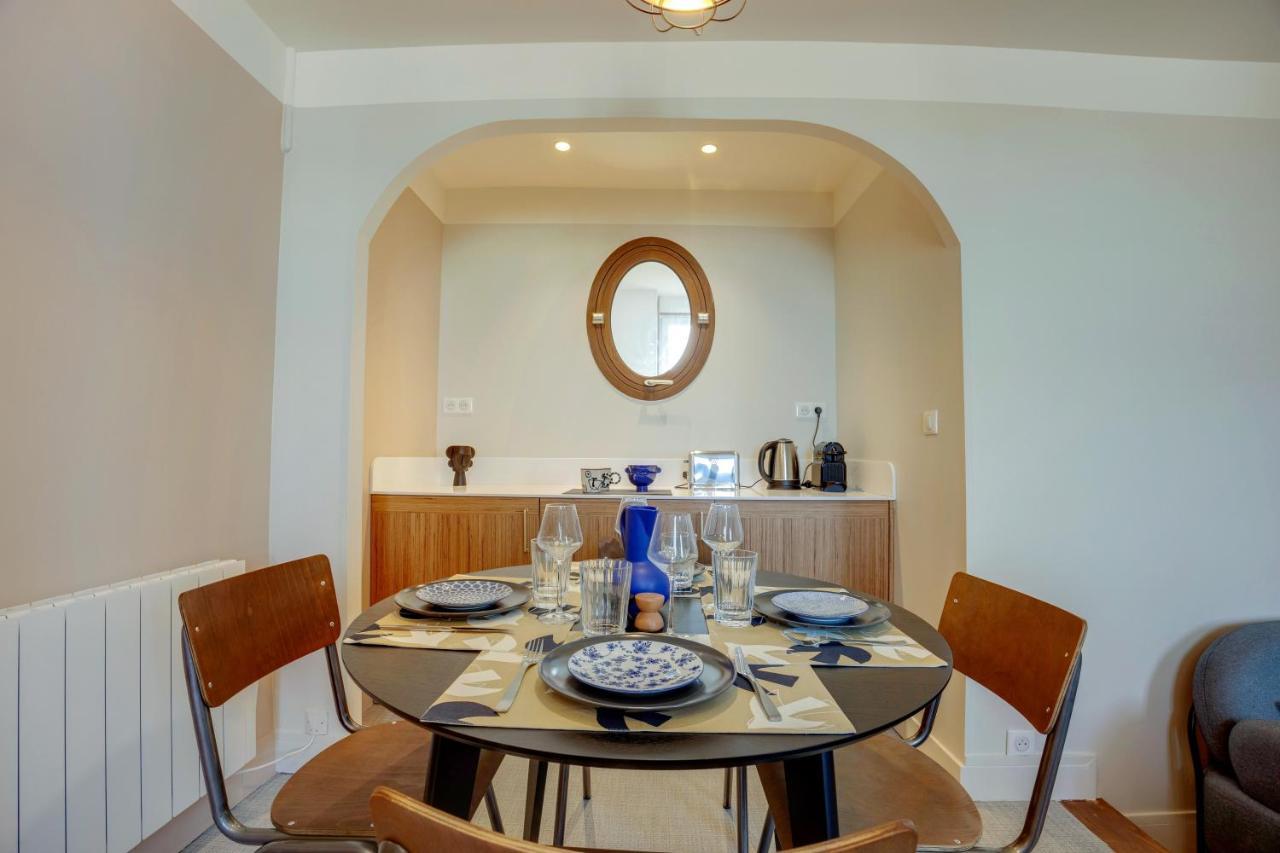 Villa Les Hirondelles - Appartement Avec Jardin Front De Mer Saint-Aubin-Sur-Mer  Dış mekan fotoğraf