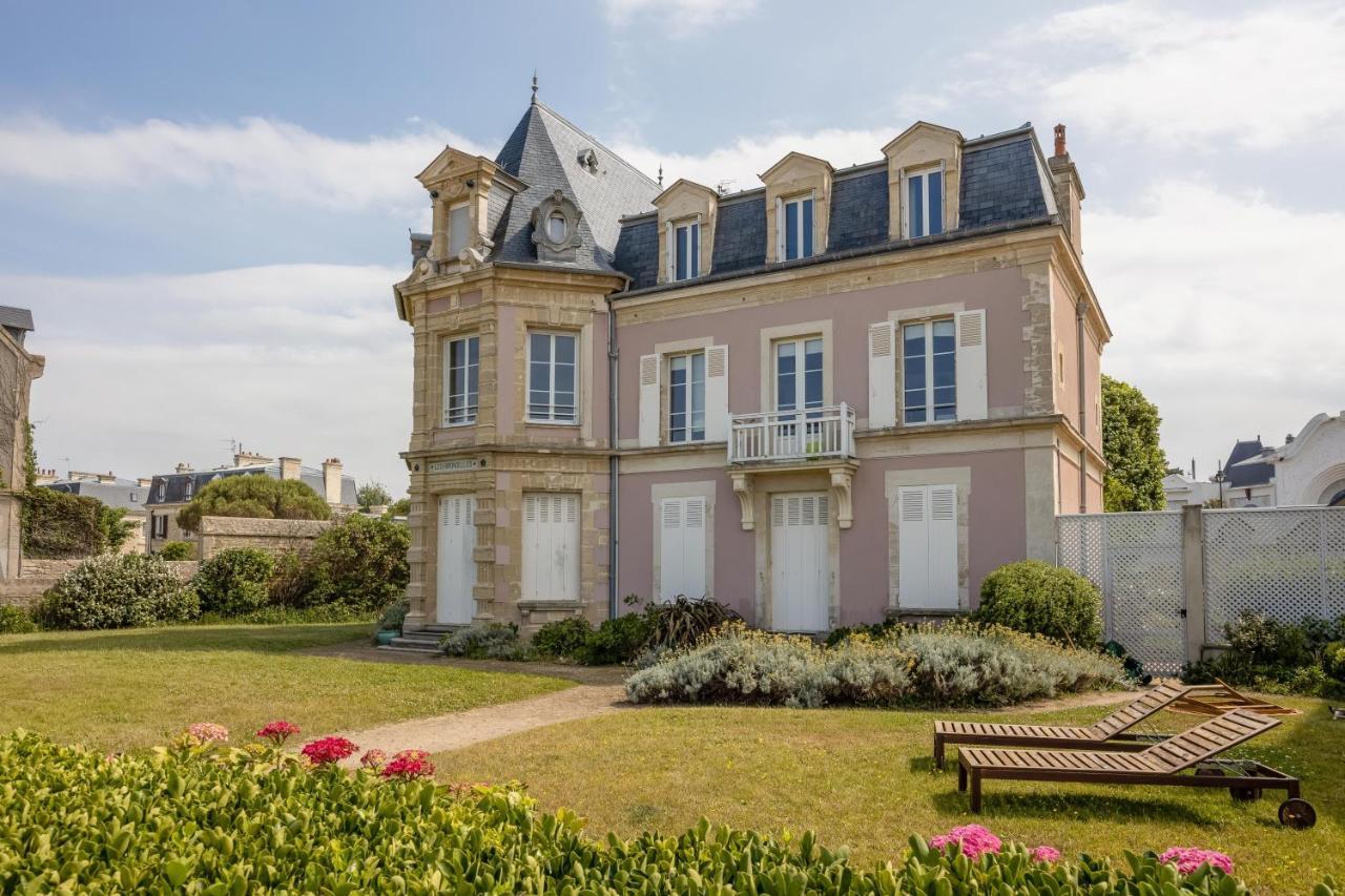 Villa Les Hirondelles - Appartement Avec Jardin Front De Mer Saint-Aubin-Sur-Mer  Dış mekan fotoğraf
